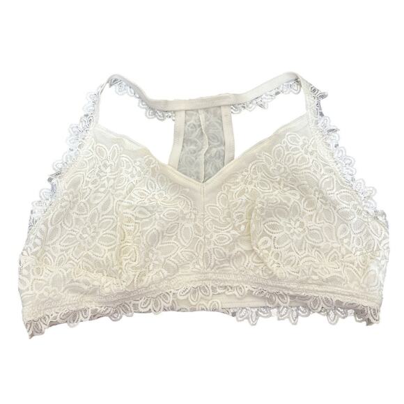 Aerie Lace Size XL Cream Bralette Adjustable T-back - Picture 1 of 5